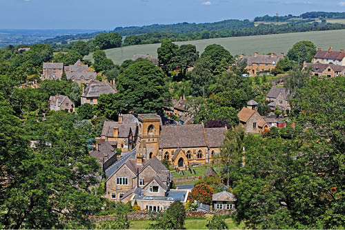 Cotwolds, beschrieben vom Dreieck der St dte Bath, Oxford und Stratford-upon-Avon steht im Register der areas of outstanding beauty.