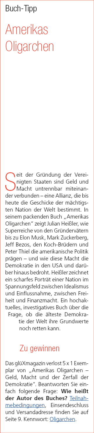 Buch Tipp Amerikas Oligarchen Seit der Gr ndung der Vereinigten Staaten sind Geld und Macht untrennbar miteinander ve...