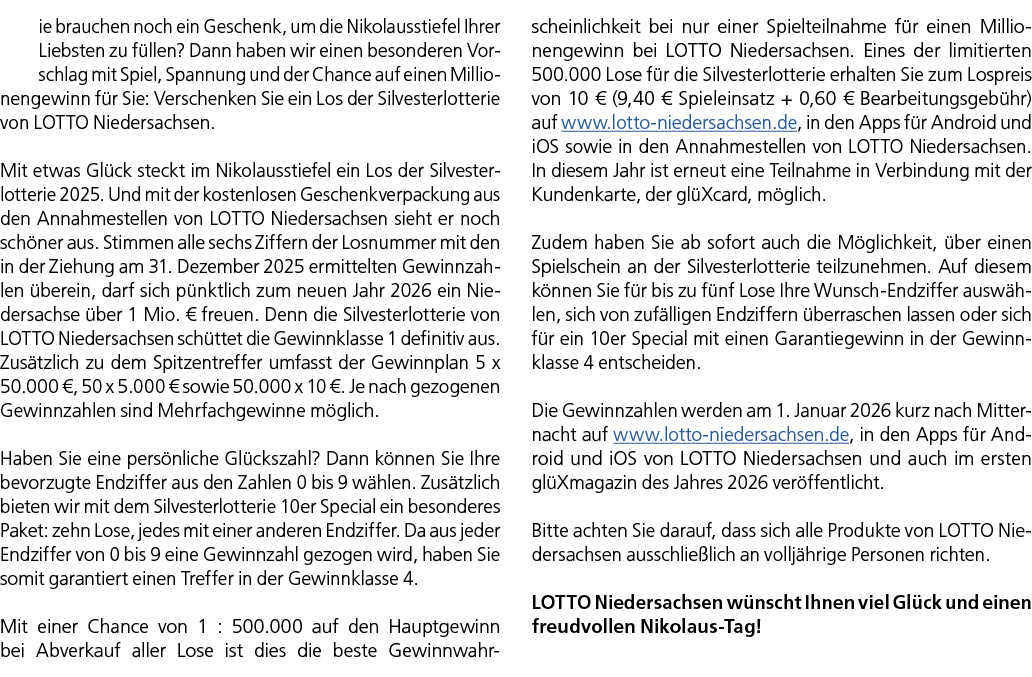 Sie brauchen noch ein Geschenk, um die Nikolausstiefel Ihrer Liebsten zu f llen? Dann haben wir einen besonderen Vors...