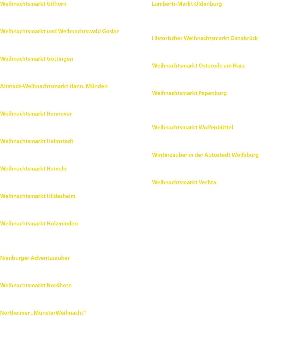 Weihnachtsmarkt Gifhorn vom 26.11. – 23.12.2025 in der Fu g ngerzone Gifhorn Infos unter: www.suedheide gifhorn.de We...