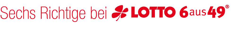 Sechs Richtige bei ￼ 