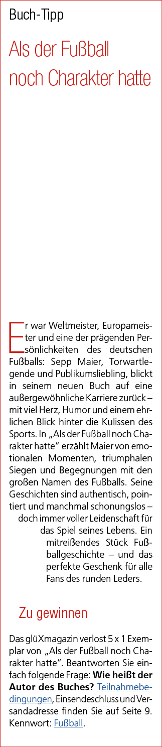 Buch Tipp Als der Fu ball noch Charakter hatte Er war Weltmeister, Europameister und eine der pr genden Pers nlichkei...