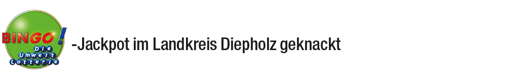 ￼ Jackpot im Landkreis Diepholz geknackt