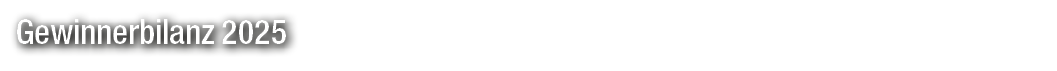  Gewinnerbilanz 2025
