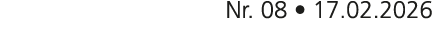 Nr. 08 • 17.02.2026