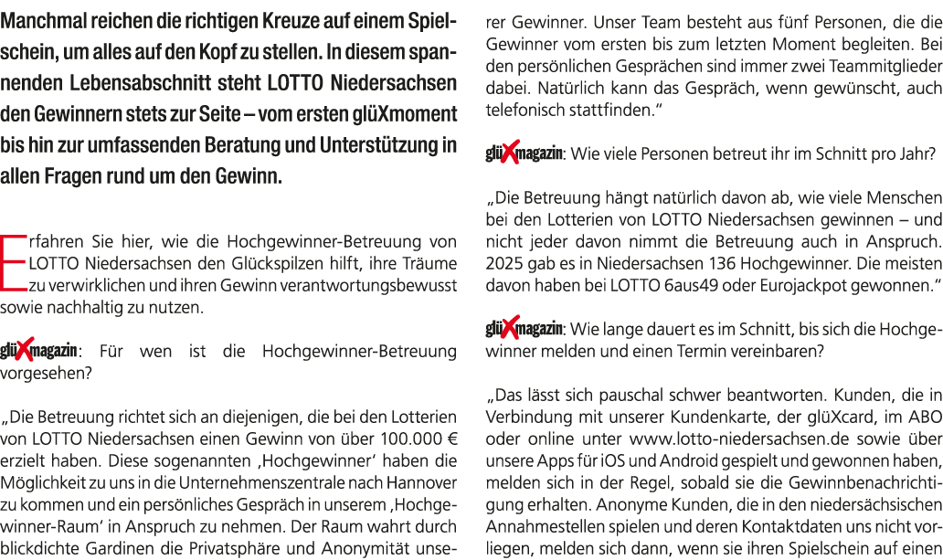 Manchmal reichen die richtigen Kreuze auf einem Spielschein, um alles auf den Kopf zu stellen. In diesem spannenden L...