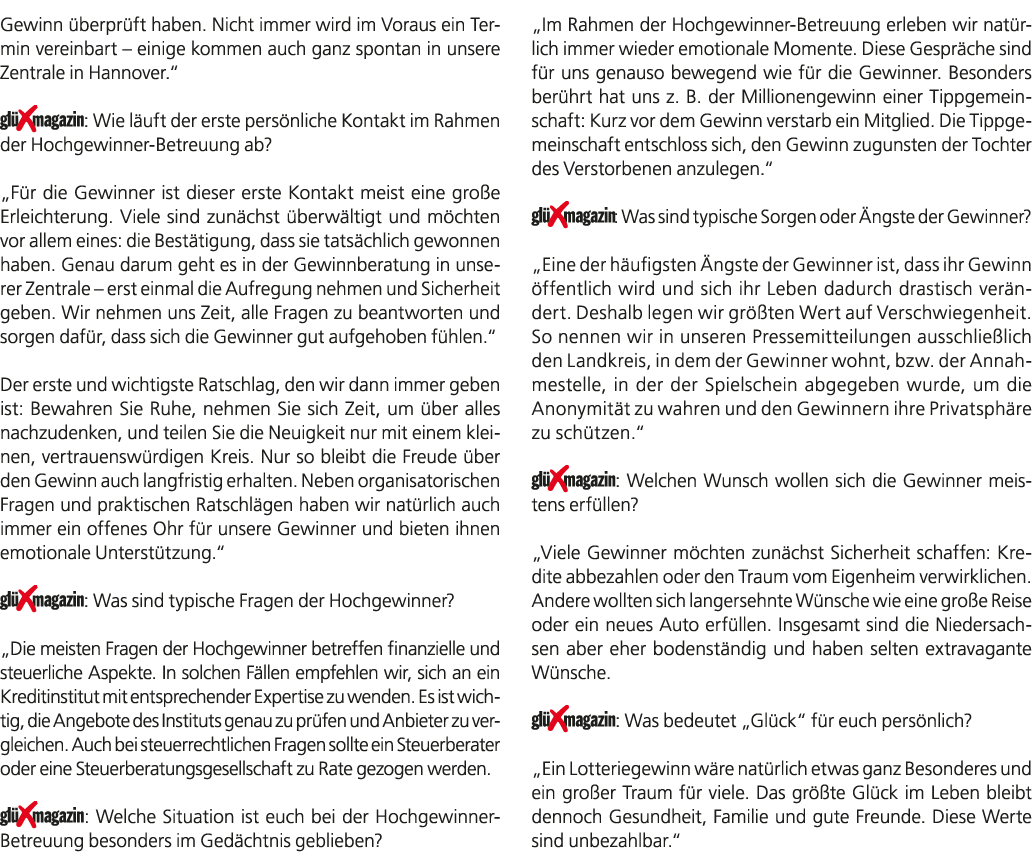 Gewinn berpr ft haben. Nicht immer wird im Voraus ein Termin vereinbart – einige kommen auch ganz spontan in unsere ...