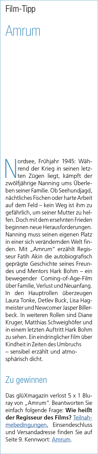 Film Tipp Amrum Nordsee, Fr hjahr 1945: W hrend der Krieg in seinen letzten Z gen liegt, k mpft der zw lfj hrige Nann...