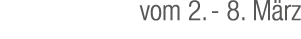 vom 2. 8. M rz