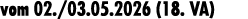 vom 02./03.05.2026 (18. VA)
