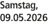 Samstag, 09.05.2026