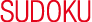 SUDOKU