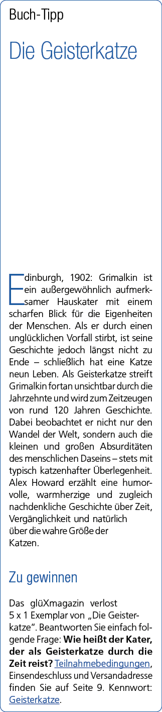 Buch Tipp Die Geisterkatze Edinburgh, 1902: Grimalkin ist ein au ergew hnlich aufmerksamer Hauskater mit einem scharf...